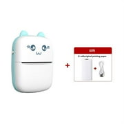 Mini Printer Thermal Printer Inkless Bluetooth Wireless Portable Pocket Self-adhesive Label Printer for Sticker Lable Maker