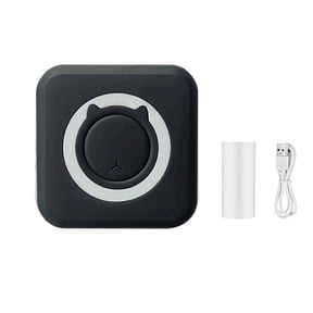Mini Printer, Wireless Mini Photo Printer Label Printer, Portable BT Mini Thermal Printer ,Fast-Drying Ink with Crisp Output