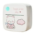 Mini Printer with 6 Rolls Sticker Paper, Portable Sticker Printer