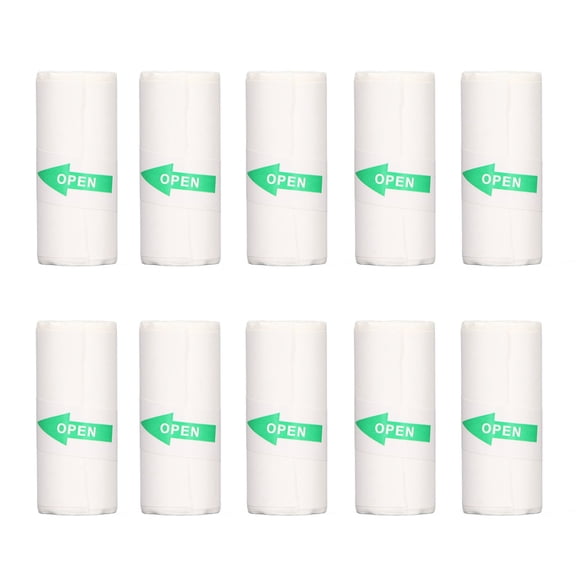 Mini Printing Paper, Thermal Printer Paper 57x25mm 10 Roll For Wrong Questions
