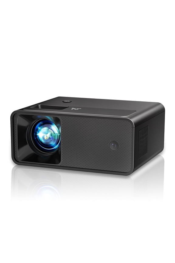 Mini Projector 1080P Portable Projector Compatible with iPhone/Android/PS4/Laptop/TV Stick, Built-in Hi-Fi Speaker, for Home Theater/Indoor Outdoor Movies/Gaming
