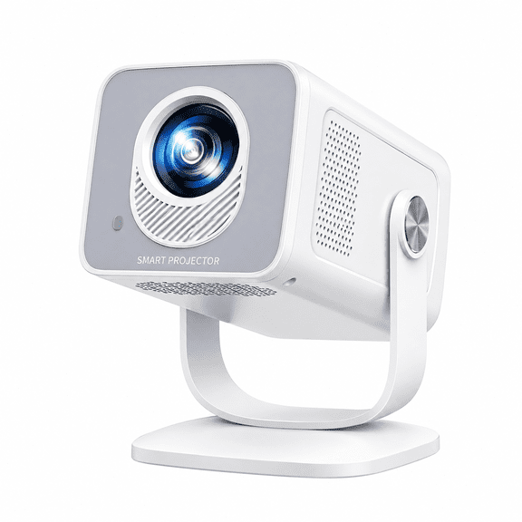 Mini Projector, 1080P Supported 4K Projector with WiFi 6 & Bluetooth 5.4, 350 ANSI Lumens, 270 Rotatable