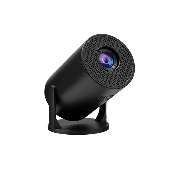 Mini Projector, 180 Adjustable, Wired/Wireless Casting, 100" Screen, for Home & Travel