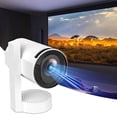 thumbnail image 1 of Mini Projector 4K Portable Video Projector, Bluetooth Wireless Home Theater Projector With Built In Speaker, Adjustable Stand Mini Projector For Outdoor Movie Display, 1 of 7