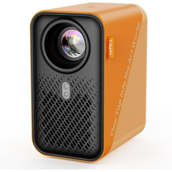 Mini Projector With 5G/2.4G WiFi and Bluetooth,4K Support Art Projector with Exclusive Drawing App for Artists,Portable Movie Projector Compatible with iOS/Android