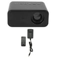 Mini Projector Black 1920x1080 Remote Control Inbuilt Speaker USB