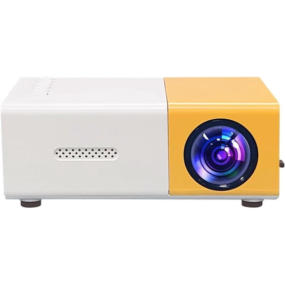 Mini Projector, Portable LED LCD Video Projector with 600 ANSI, Full HD 1080P Support, Compact Movie Projector for Home, Outdoor and Travel Use