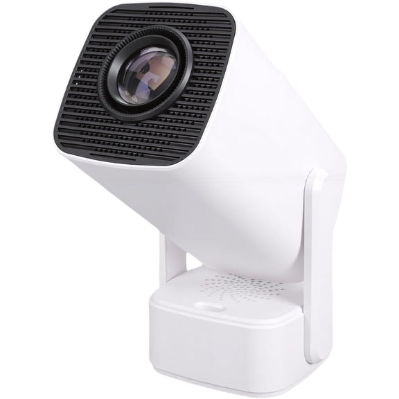 Mini Projector with WiFi and Bluetooth, Support 4K 1080P 200ANSI, 210 Rotatable Portable Projector, 25-150" Screen Video for Smartphone Laptop (US Plug)
