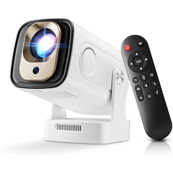 Mini Projector Wifi Bluetooth 5.4, 1080P Native, Auto Focus & Keystone, 4K