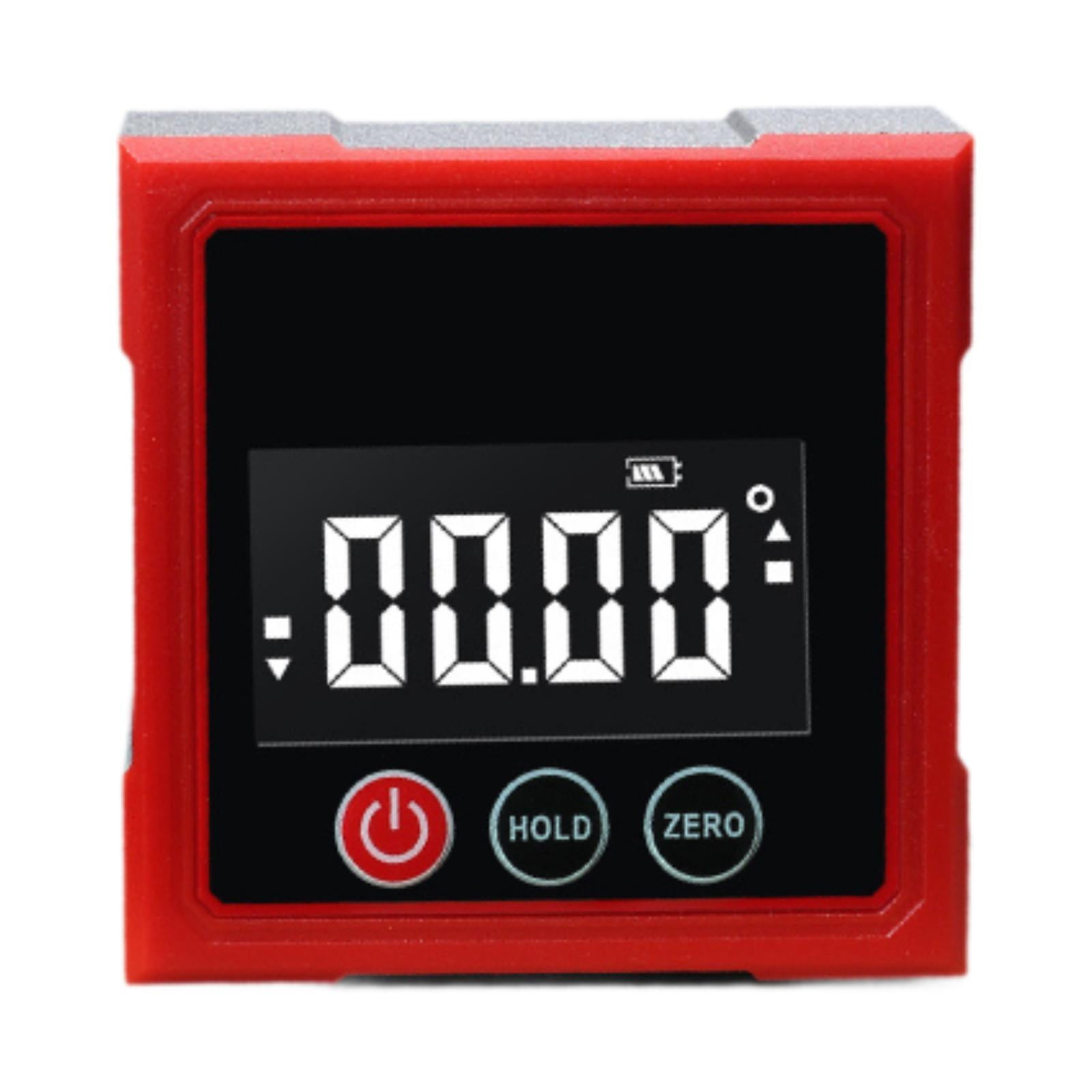 Mini Protractor Digital Inclinometer Angle Gauge Portable with Lockable ...