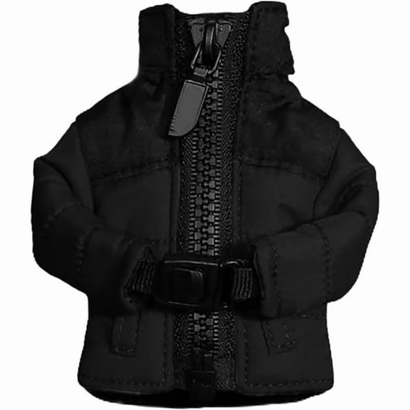 Mini Puffer Coat Keychain Compact Lightweight Design Portable Nylon Key Ring for Commuting Travel Outdoor Enthusiasts