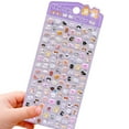 thumbnail image 1 of Mini Puffy Stickers,Small 3D Tiny Micro Bulk Sticker Set,Removable,Micro Sticker for Rewards,Phone Case,Album,Notebook, Scrapbooking,Perfect for Craft and Gift,for Women and Men, 1 of 8