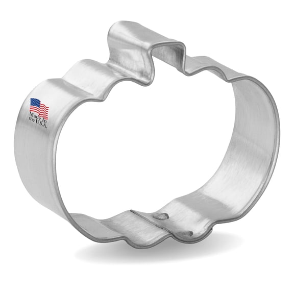 Mini Pumpkin Cookie Cutter 1.5 in – Made in the USA – Foose Cookie Cutters Tin Plated Steel – Cookie Mold