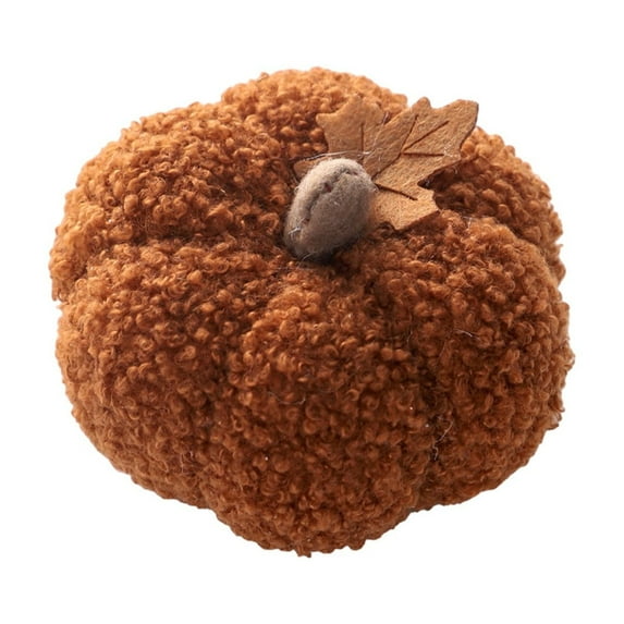 Mini Pumpkins Decor Artificial Fleece Fabric Small Tiny Pumpkins Fall Autumn Decor for Home Farmhouse Harvest Thanksgiving Decorative, 2.3X3.7in