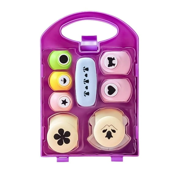 Mini Punching Machine Set Kids Handmade Punching Machine Labor-saving Set Gifts Embossing Punching Machine Machine