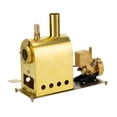 thumbnail image 1 of Mini Pure Copper Steam Engine Model with Boiler, Cool Science Gadgets Experiment Kit for Enthusiasts & Learners, 1 of 5