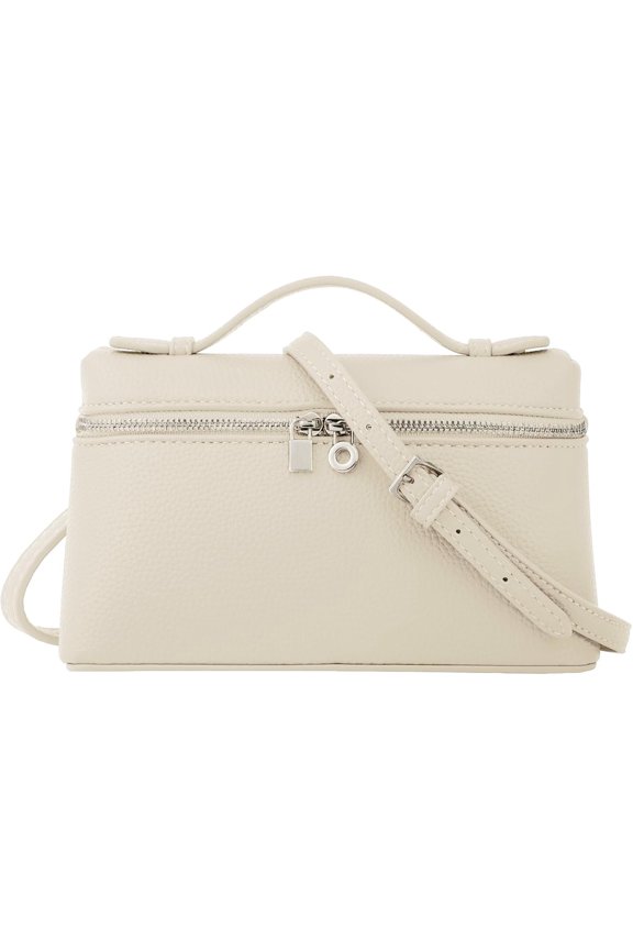 Mini Purses for Women, Leather Crossbody Bag, Box Purse Top Handle Phone Bag with Adjustable Strap