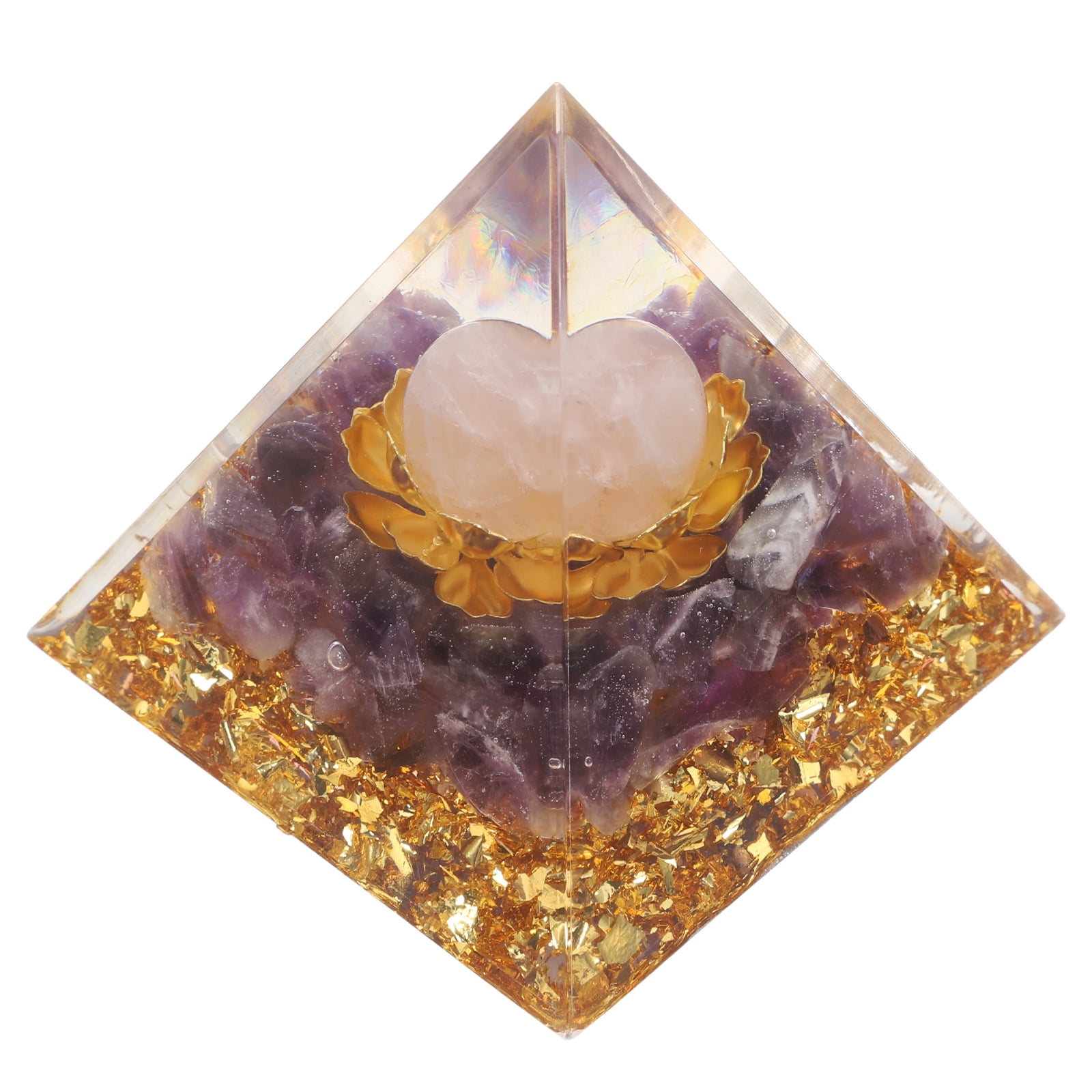 Mini Pyramid Model Crystal Egyptian Pyramids Figurine Statue Sculpture ...