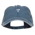 thumbnail image 1 of Mini Question Mark Embroidered Washed Cap - Navy OSFM, 1 of 5