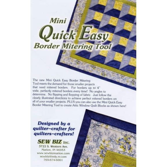 Mini Quick Easy Border Mitering Tool 1pc