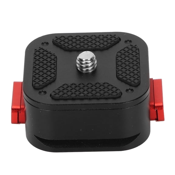 Mini Quick Release Plate with 1/4 Screw, Compatible with Camera Monitors, Stands, and Microphones