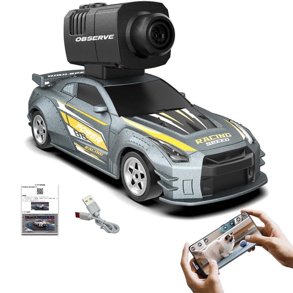 Mini RC Car 164 2.4G Remote With 720P FPV Camera Wifi APP High Toys Vehicle Speed Toy Car Mini Stunt