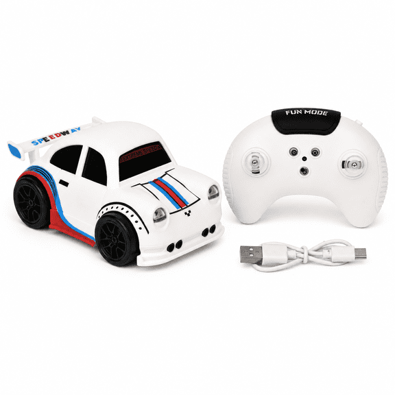 BYTEWAR Mini RC Drift Car with 2.4GHz Remote Control, Multiple Play Modes, Lights and Sounds