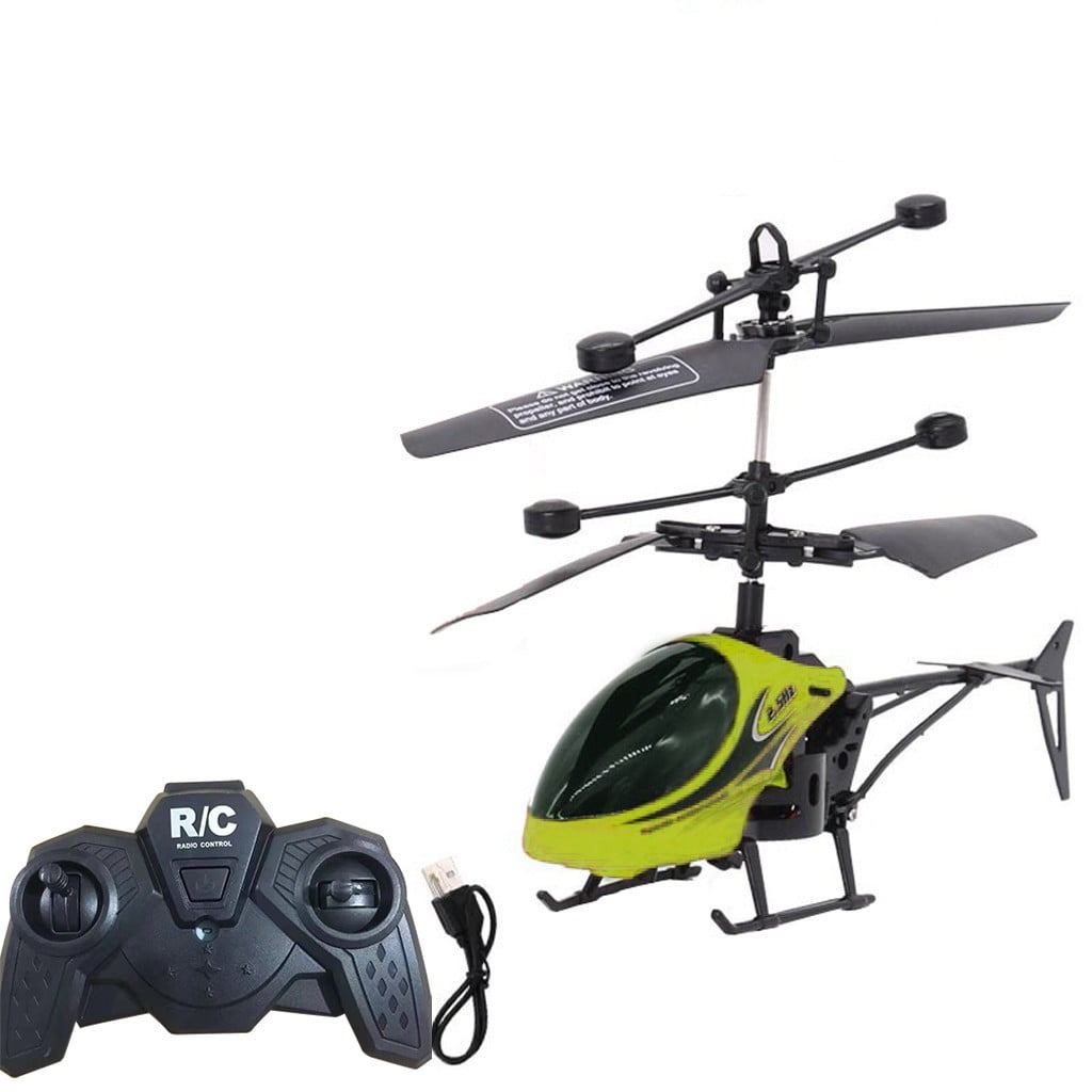 Mini Rc Helicopter Infrared Remote Control Drone 2ch Flying Toy With