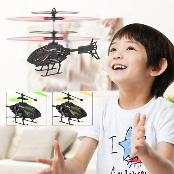 Mini RC Infrared Induction Remote Control RC Toy 2CH Gyro Helicopter RC Drone