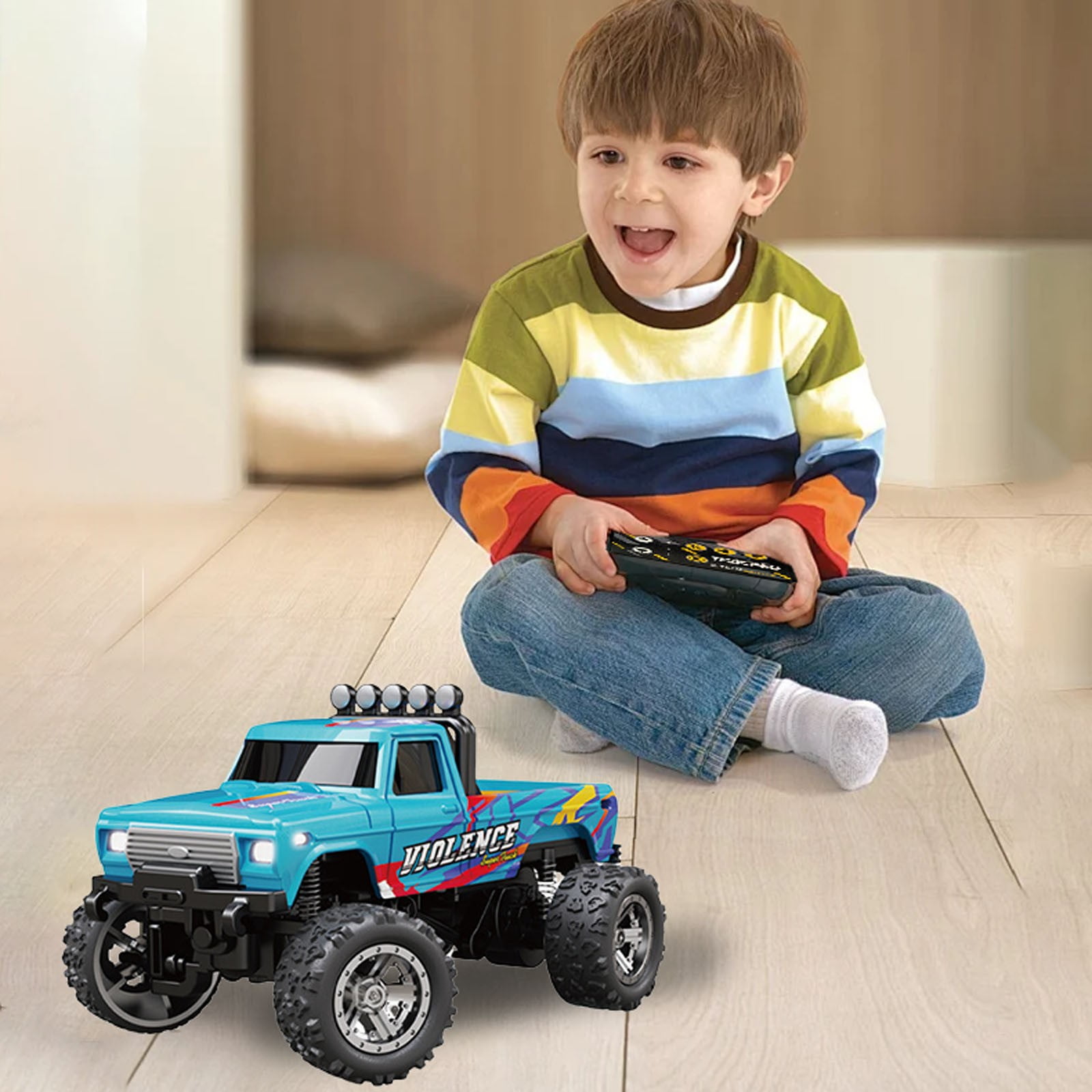 Mini RC Monster Truck 2025 New 164 Scale RC Truck, 2.4GHz Remote