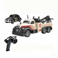 thumbnail image 1 of Mini RC Truck 1:64 Remote Control Car with Lights, 2.4G RC Truck with Trailer High-speed Race Vehicle for Kids Christmas Birthday Gifts(White), 1 of 8