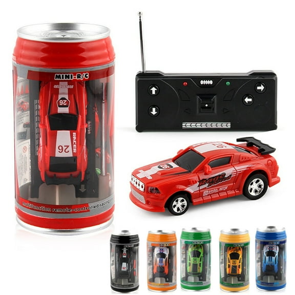 Mini RCs Car Canned 4-wheel Vehicle Remote Control Car with Light Flashing/Tank Car Toys, Age 3+