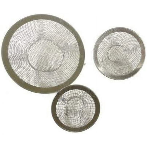 Mini RV Sink Strainers Bar Drain Strainer (3-Pack)