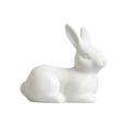 thumbnail image 1 of Mini Rabbit Figurines, Ceramic Porcelain Easter White Bunny Decoration for Home, Tabletop Ornament, Cute Easter Gift (D), 1 of 6