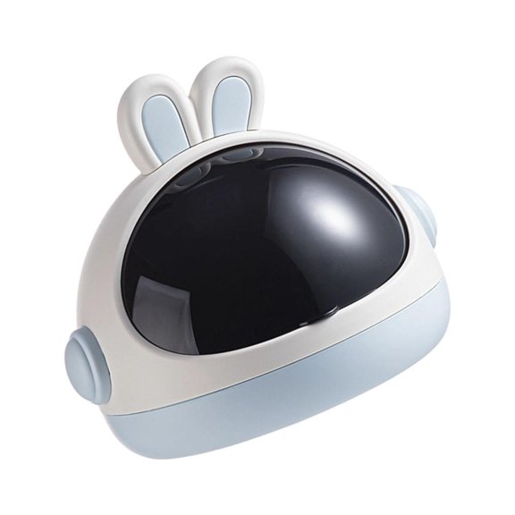 Mini Rabbits Decorative Waste Container Thickened Plastic Easy Assembly Ideal For Home Office