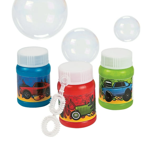 Mini Race Car Bubble Bottles (2Dz) - 24 Pieces