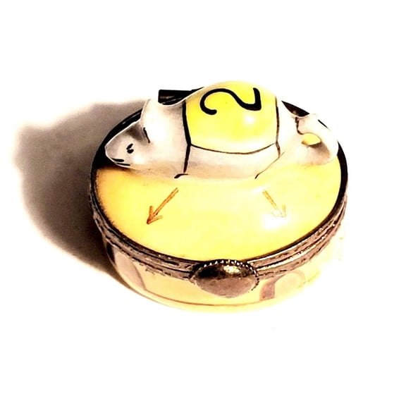 Mini Race Runner Mouse Limoges Box Figurine for Collectors Limoges Box Porcelain Figurine