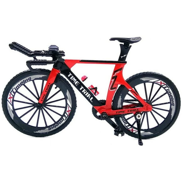 Mini Racing Bicycle Ornament Vehicles Mountain Bike Toy Model Decoration Crafts for Home (Red#1)