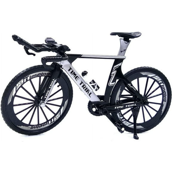 Mini Racing Bicycle Ornament Vehicles Mountain Bike Toy Model Decoration Crafts for Home (White#3)