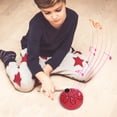 thumbnail image 1 of Mini Rain Drum 3 Inch 6-Tone Steel Tongue Drum Percussion Instrument Portable Lightweight Durable Educational Practice Musical Toy for Kids Beginners Musicians with Storage Bag Stick, 1 of 5