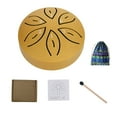 thumbnail image 1 of Mini Rain Drum, 6-Tone Steel Tongue Drum, Portable Small Percussion Instrument with Storage Bag, Lightweight Durable Musical Instrument for Practice and Performance, 1 of 5