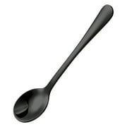 Mini Rainbow Soup Spoon, Clearance, 2.95 Stainless Steel Titanium Plating Shiny Mutilcolor Round Spoons Silverware, Colorful Table Spoon Table Spoons Set Sturdy Easy To Clean, Dishwasher Safe(B)