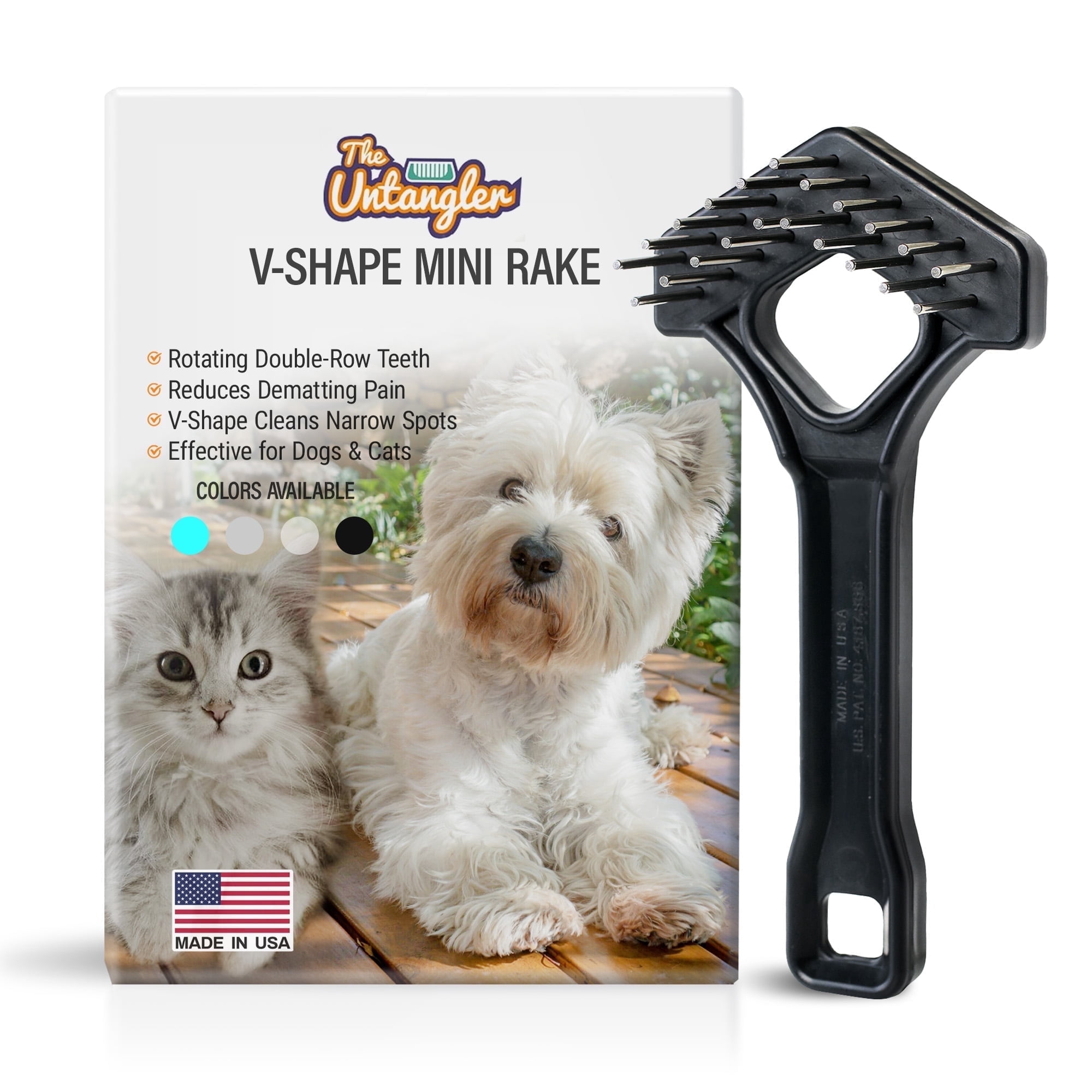 Comb Along Rake Double Row Mini Rake Comb - Walmart.com