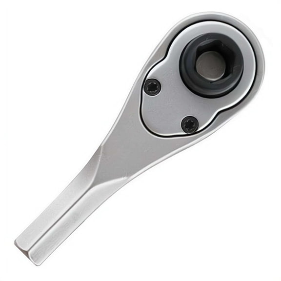 Mini Ratchet Wrench, 1/4" Hex End EDC Multitool Accessory with Bit Holder Keychain, Portable 2.5-8mm Allen Hex Wrench, Quick Release Magnetic Bit Driver for DIY, Bike & Home Repair