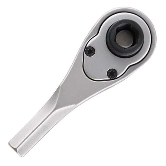 Mini Ratchet Wrench, 1/4 Hex End Multitool Accessory with Bit Holder Keychain, Portable 2.5-8mm Allen Hex Wrench, Quick Release Magnetic Bit Driver for DIY, Bike & Home Repair