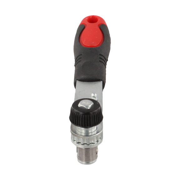Mini Ratchet Wrench 1/4 Inch Socket Screwdriver Tool with Forward and Reverse Switch, Compact Metal Driver for Tight Spaces, Professional DIY Repair Kit
