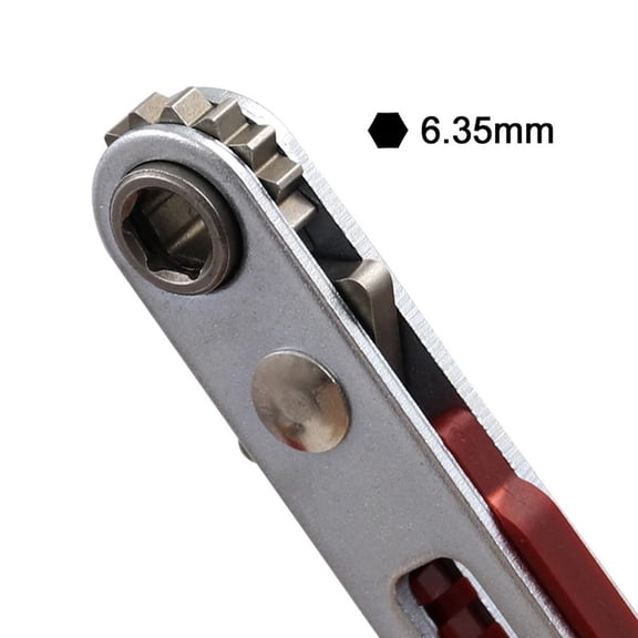 Mini Ratchet Wrench Hexagon Torx Bidirectional Control Screwdriver Drill Bit