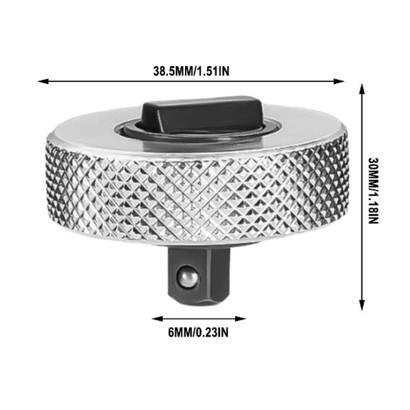Mini Ratchet Wrench Set | 1-Piece Palm-Sized Finger Ratchet | 1/4" Drive Sizes | Carbon Steel Hardware Tool for Automotive Repair, Home DIY, and Mechanical Work