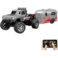 thumbnail image 1 of Mini Rc Truck, Mini RC Monster Truck, 1:64 Scale Monster Truck Remote Control Car with Lights, 2.4Ghz Remote Control, Speed/Steering Adjustable, 1 of 7