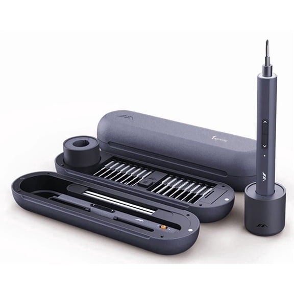 Mini Rechargeable Electric Screwdriver, Electric Torque ,30 Magnetic Drill Bits, 360 Shadowless Built-in LED Lights, Magnetic Storage, Electronic Products Cell Phone Camera Laptop Watch Repair Tool